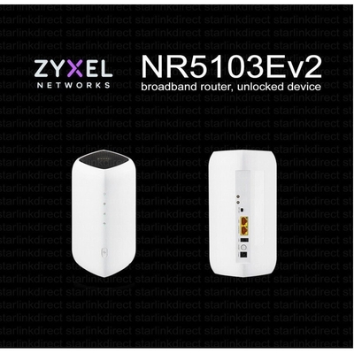 Zyxel NR5103EV2 5G NR ইনডোর রাউটার 4.7 Gbps DL ট্রান্সমিশন রেট সহ
