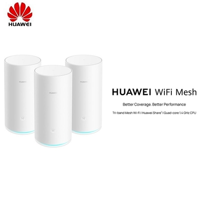 কেনা হুয়াওয়ে ওয়াইফাই মেশ রাউটার 3 প্যাক WS5800 ট্যাপ NFC-সক্ষম অ্যান্ড্রয়েড ডিভাইস 5GHz সিগন্যাল online manufacture